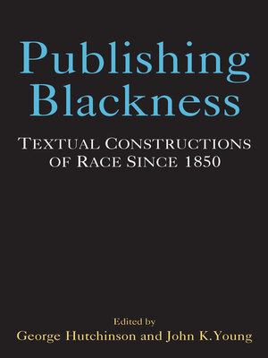 cover image of Publishing Blackness